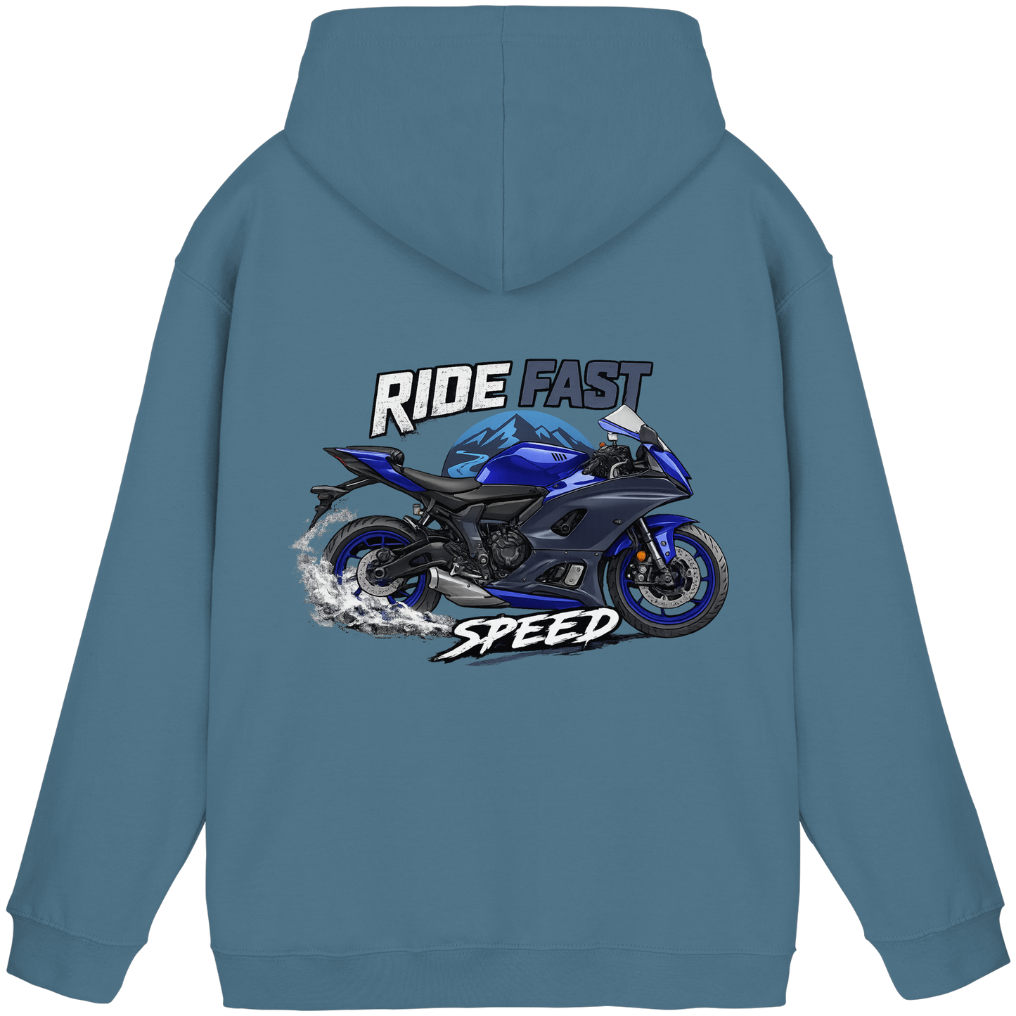 Biker Hoodie – Purple Apex | Ride Fast Kollektion