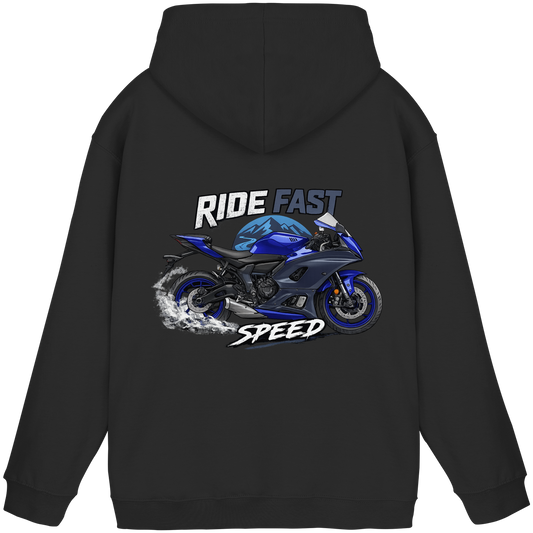 Biker Hoodie – Purple Apex | Ride Fast Collection