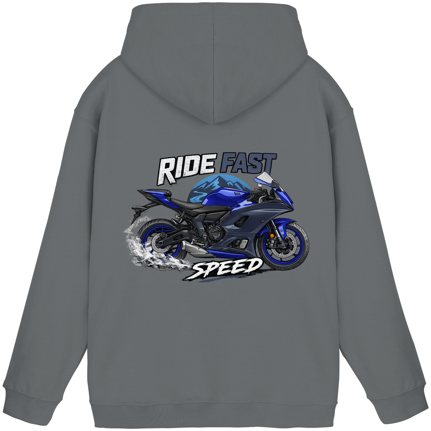 Biker Hoodie – Purple Apex | Ride Fast Kollektion